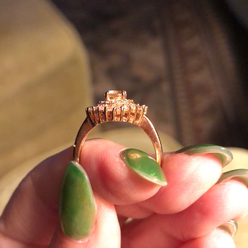 ROSE GOLD OVER SS RING, 7 - Picture 7 of 7